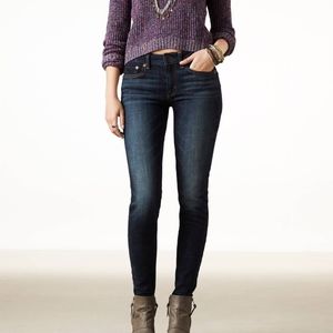 American Eagle Skinny Jeans Dark Wash Sz 0